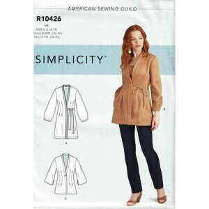 Simplicity 10426 Sewing Pattern‎ Misses Jacket Size 6-14